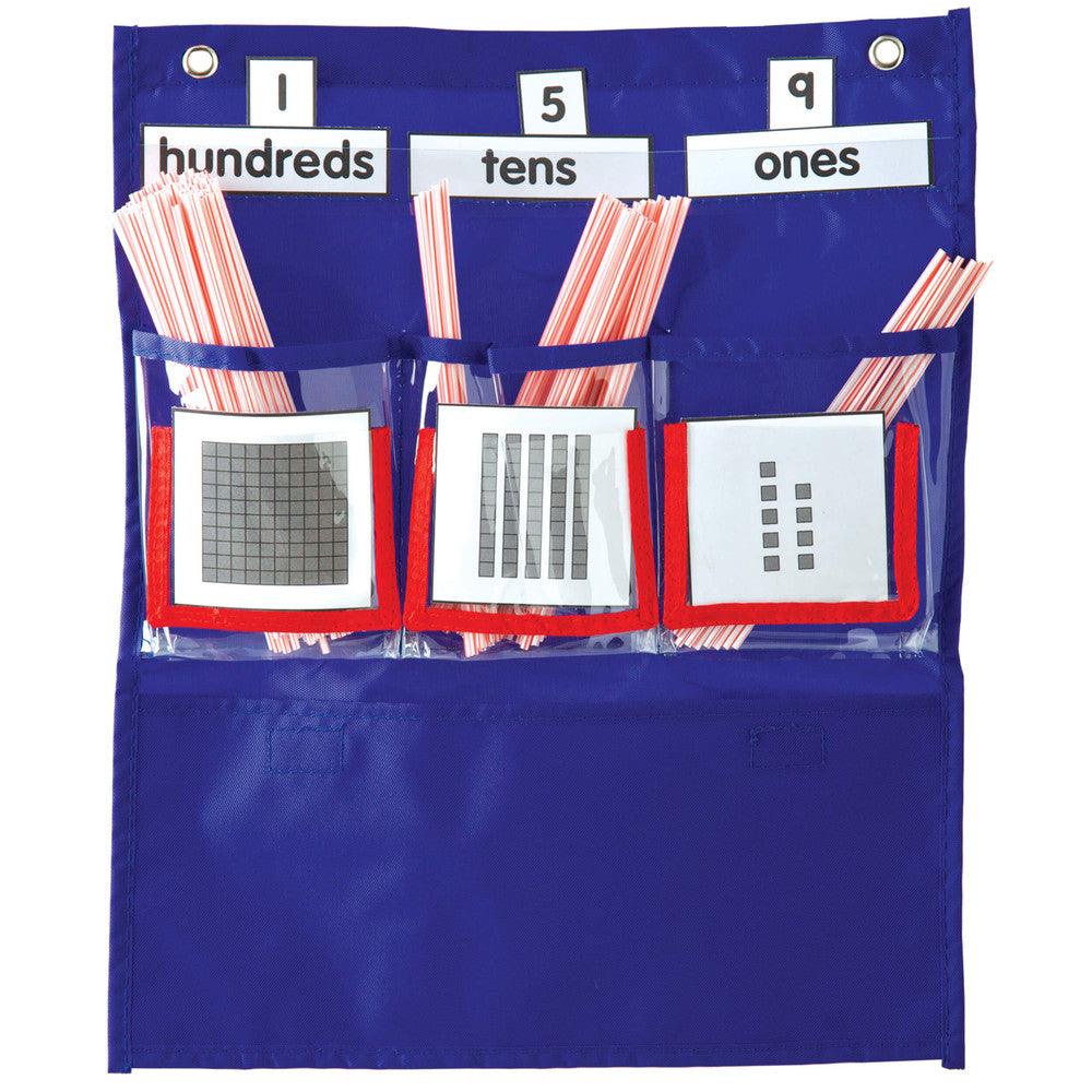 Deluxe Counting Caddy Pocket Chart Grade PK-2