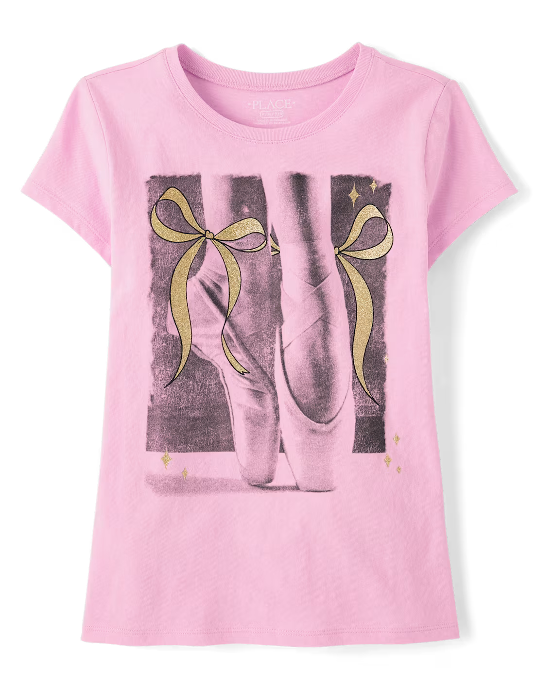 Girls Ballet Shoes Graphic Tee - The Children's Place Size 5/6