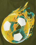 Boys Soccer Ball Graphic Tee - The Children's Place Size 7/8 NWT