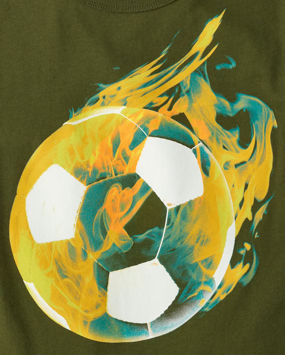 Boys Soccer Ball Graphic Tee - The Children's Place Size 7/8 NWT
