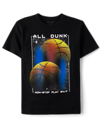 Boys Double Basketball Graphic Tee - from The Children's Place Size 5/6 NWT