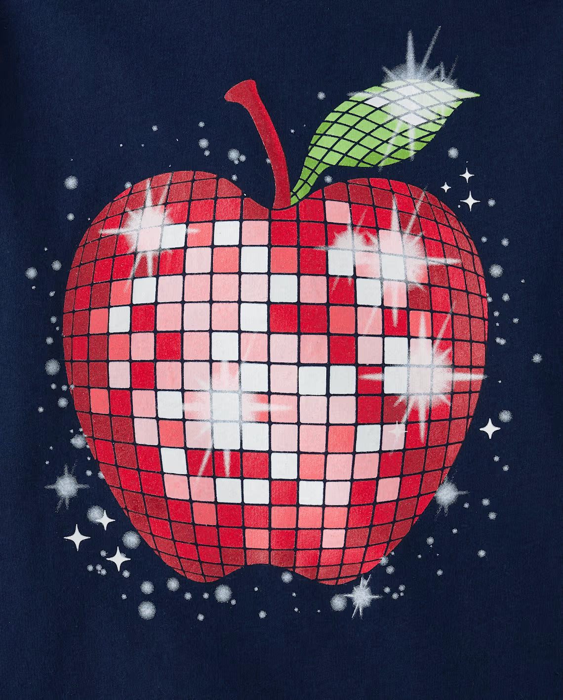 Girls Disco Apple Graphic Tee - The Children's Place Size 5/6