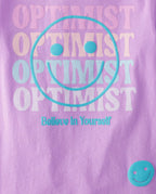 Girls Optimist Graphic Tee - The Children's Place Size 5/6 NWT