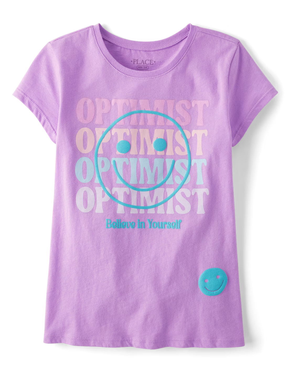 Girls Optimist Graphic Tee - The Children's Place Size 5/6 NWT