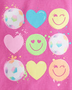 Girls Soccer Hearts Graphic Tee - The Children's Place Size 5T
