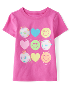 Girls Soccer Hearts Graphic Tee - The Children's Place Size 5T