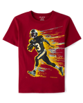 Boys Football Player Graphic Tee - The Children's Place Size 5/6 NWT