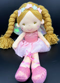 Pink Princess Fairy Rag Doll (12-in)