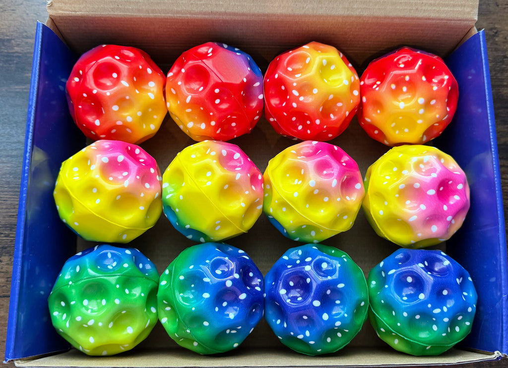 Super Bouncy Moon Crater Filler Ball - Set of 12