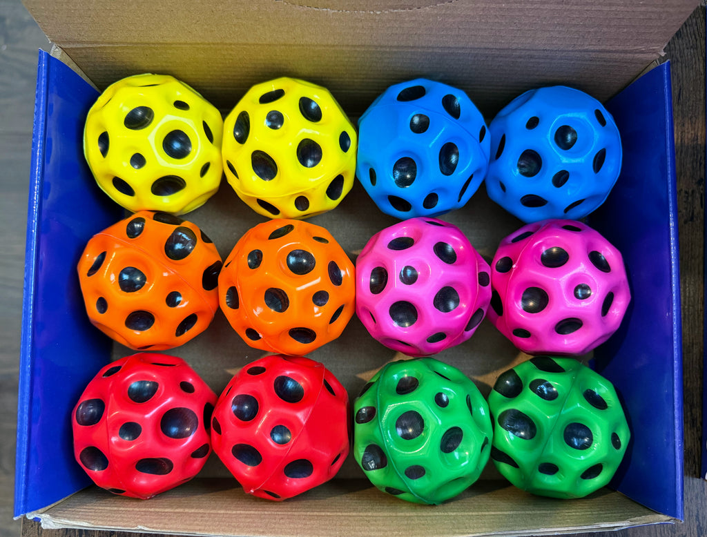 Super Bouncy Moon Crater Filler Ball - Set of 12