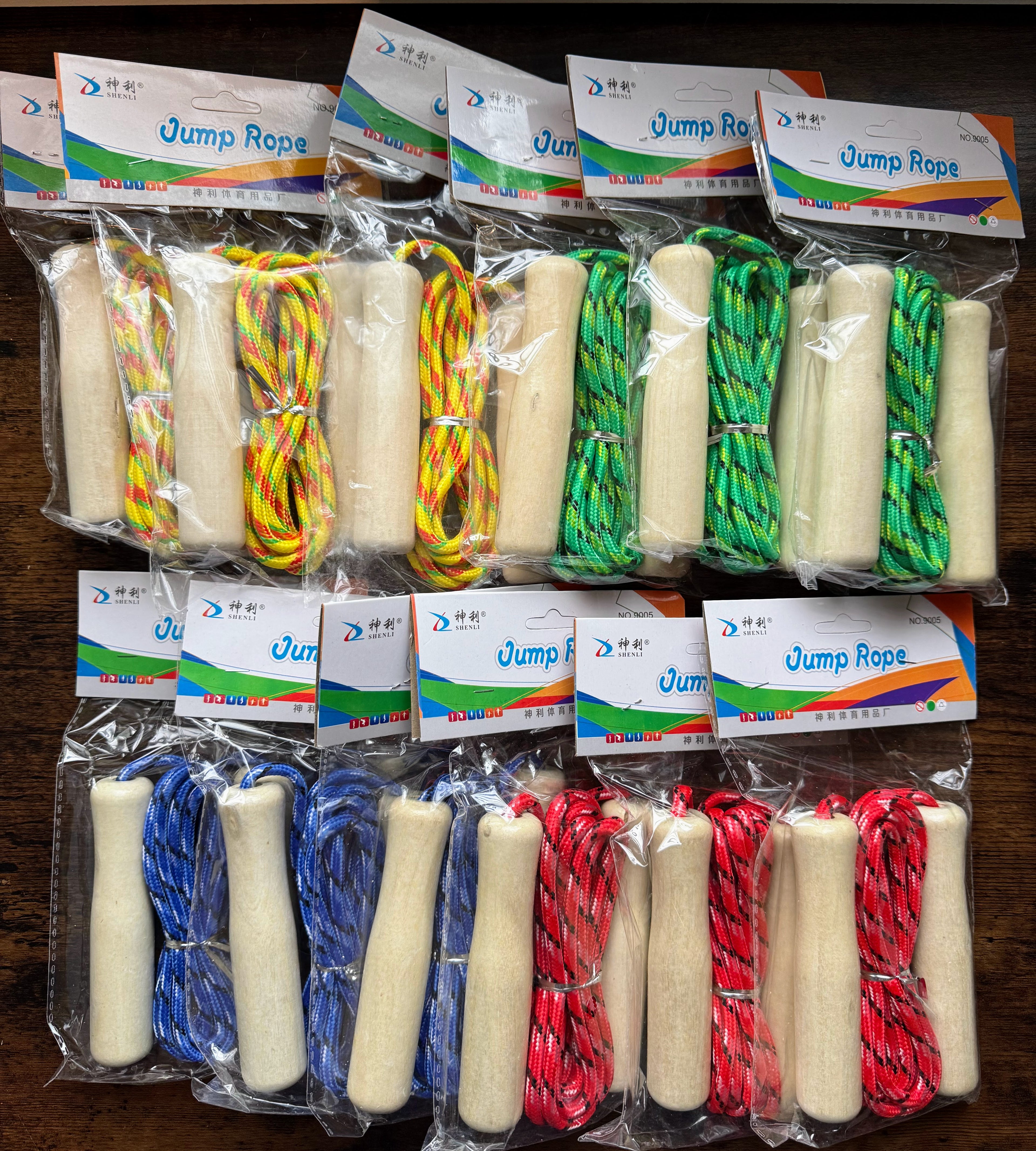 Operation Christmas Child Filler Wooden Handle Jumping Jump Rope - 1 piece (Copy)