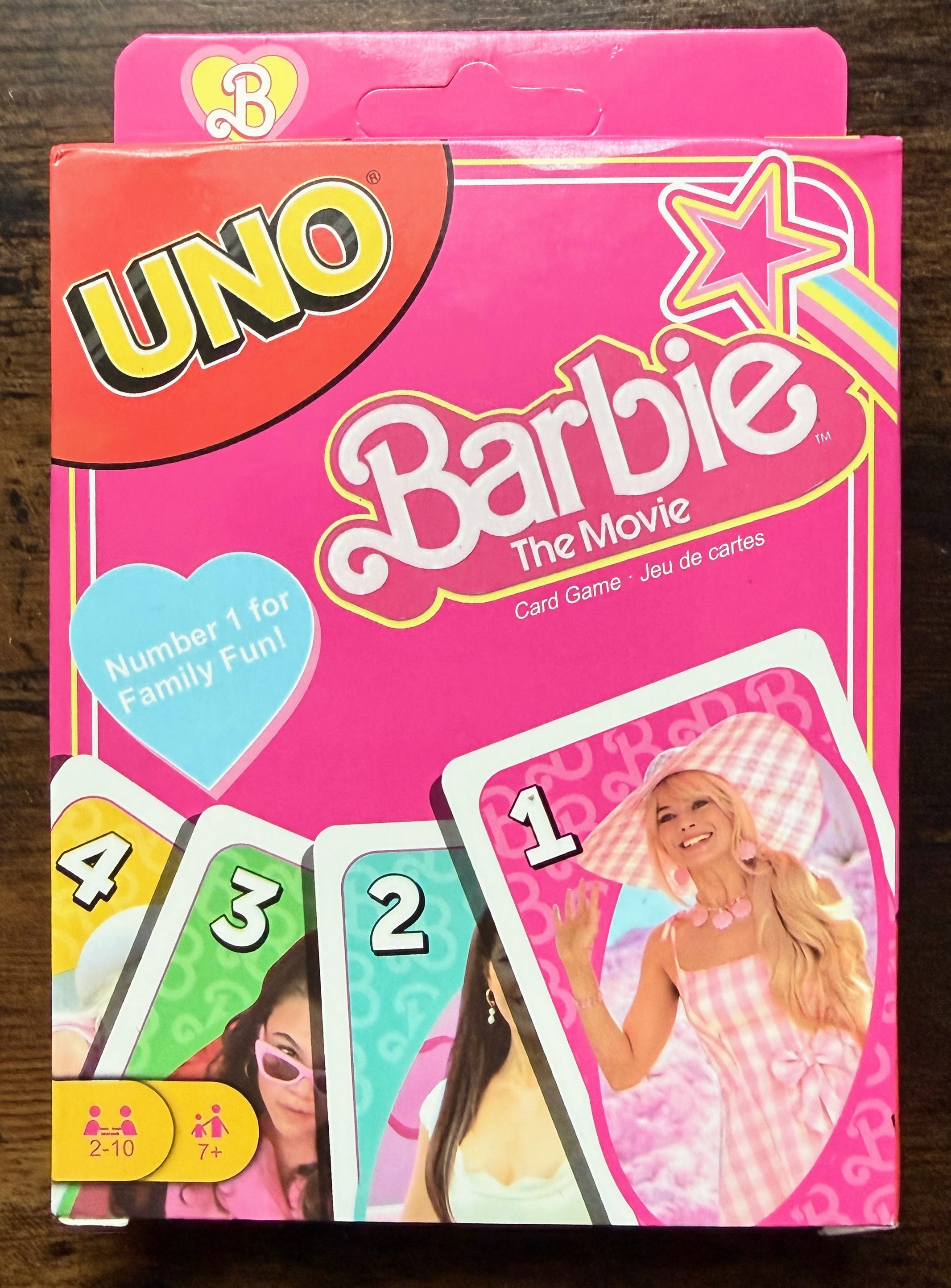 Uno Card Game: Barbie Movie Edition