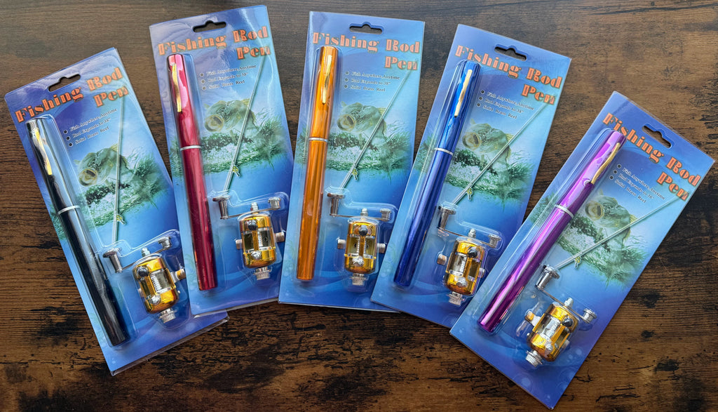 Pocket-Sized Fishing Rods - Set of 5