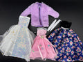Barbie (or any 12in doll) Clothing w/ Storage Bag Set - The Butterfly Blossom Collection