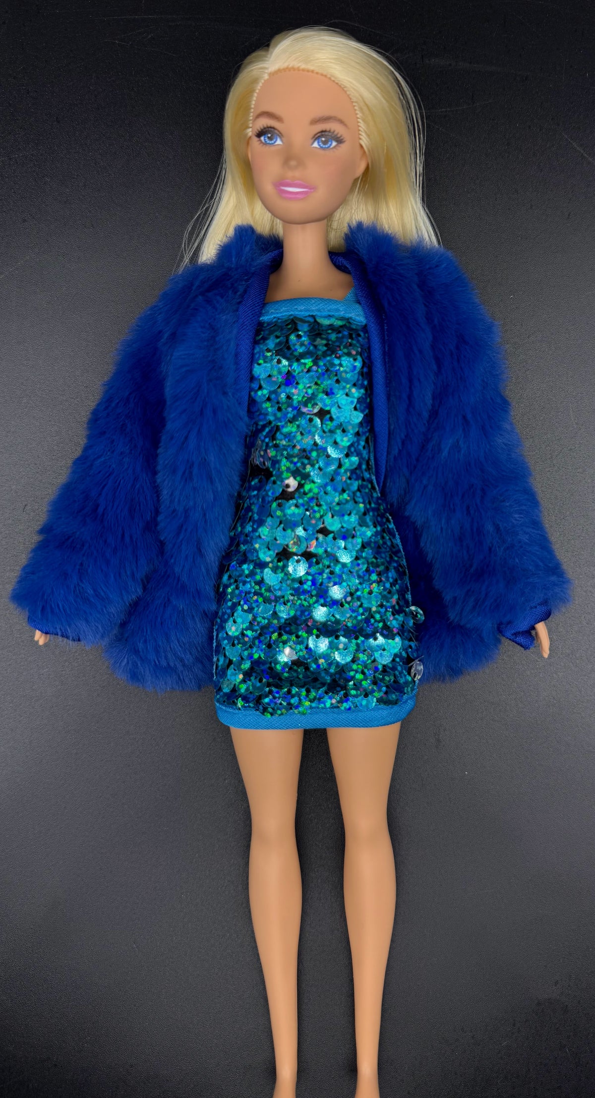 Barbie (or any 12in doll) Clothing w/ Storage Bag Set - The Sapphire & Ruby Radiance Collection