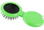 Operation Christmas Child Folding Mirror Brush Compact - Bright Green