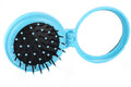 Operation Christmas Child Folding Mirror Brush Compact - Blue