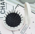 Operation Christmas Child Folding Mirror Brush Compact - White