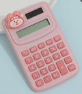 Operation Christmas Child: Solar Powered Student Calculator: Pink Flower Bunny