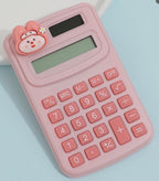 Operation Christmas Child: Solar Powered Student Calculator: Pink Flower Bunny