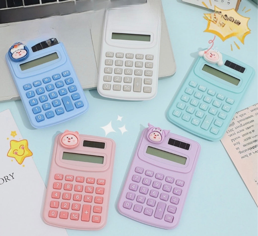 Operation Christmas Child: Solar Powered Student Calculator: Mint Green Monster