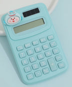 Operation Christmas Child: Solar Powered Student Calculator: Mint Green w/ Fish