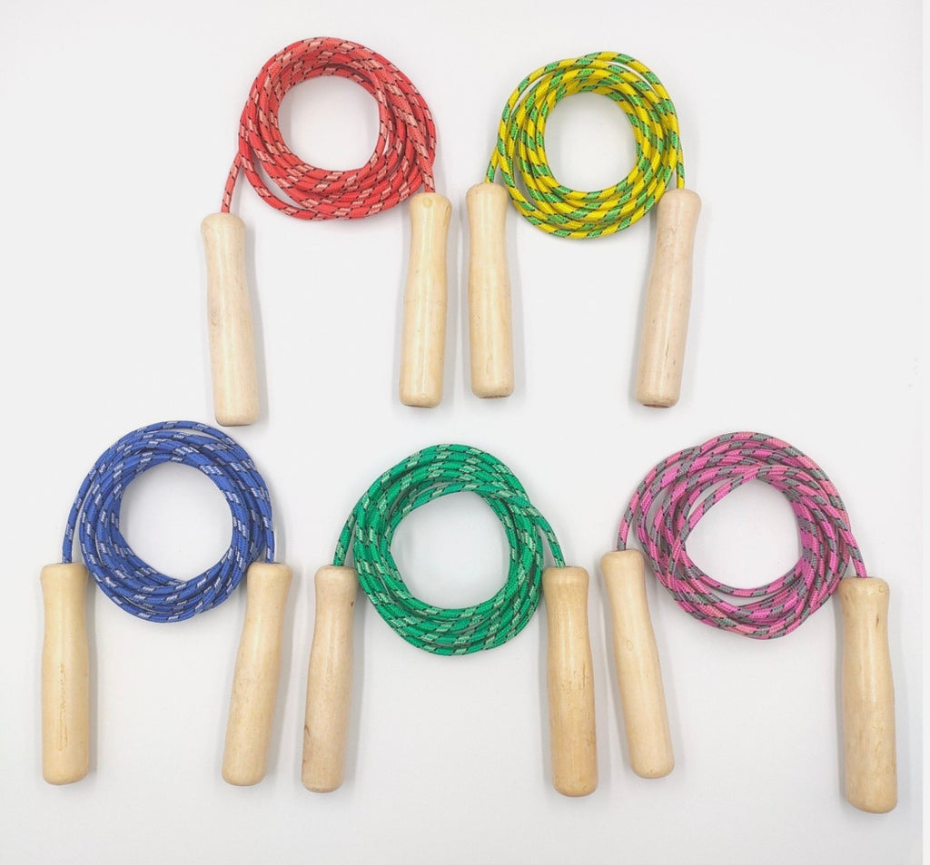 Operation Christmas Child Filler Wooden Handle Jumping Jump Rope - 1 piece