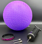 Brightly Colored 8.5in Playground Ball w/Pump