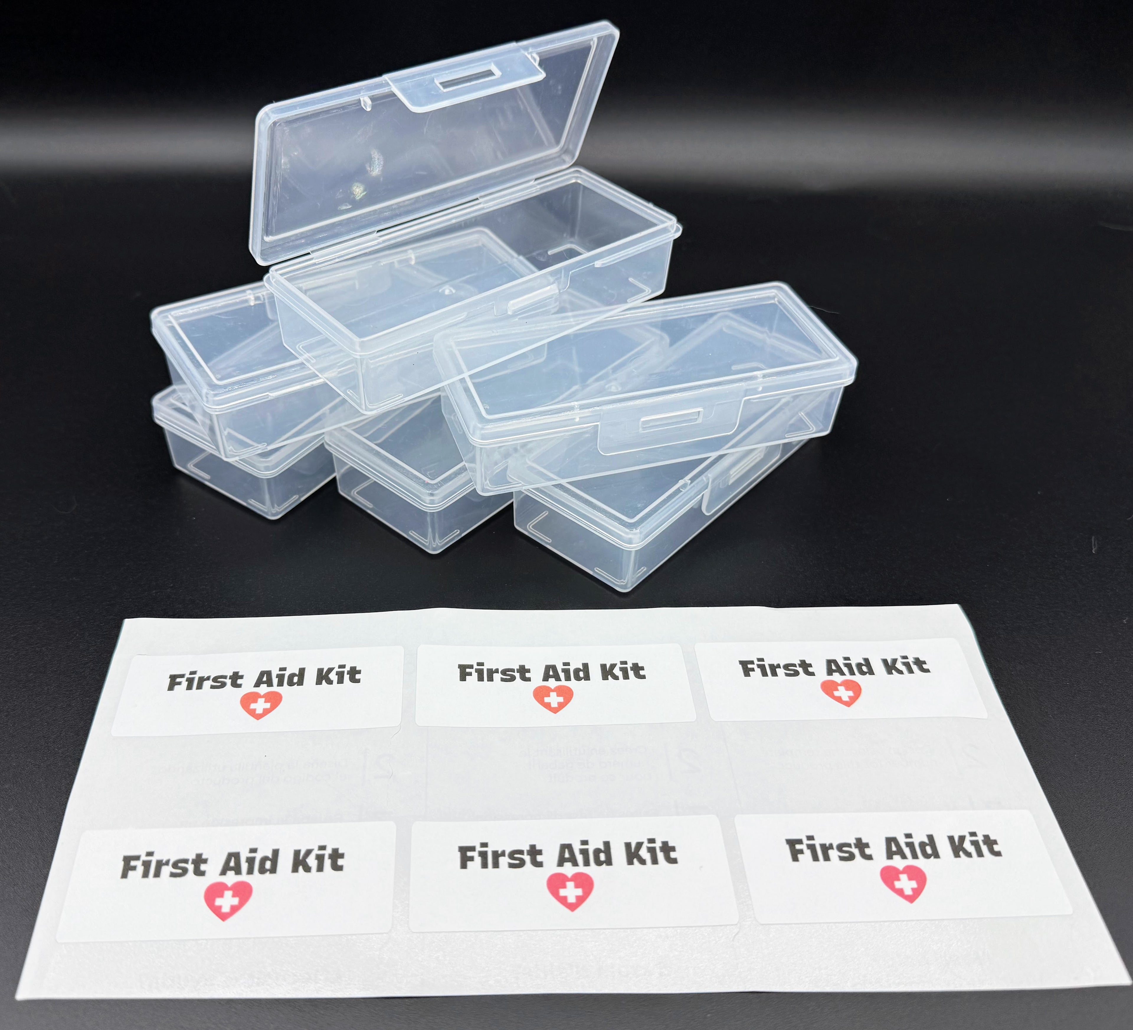 Operation Christmas Child First Aid/ Hygiene Boxes: Set of Six - EMPTY