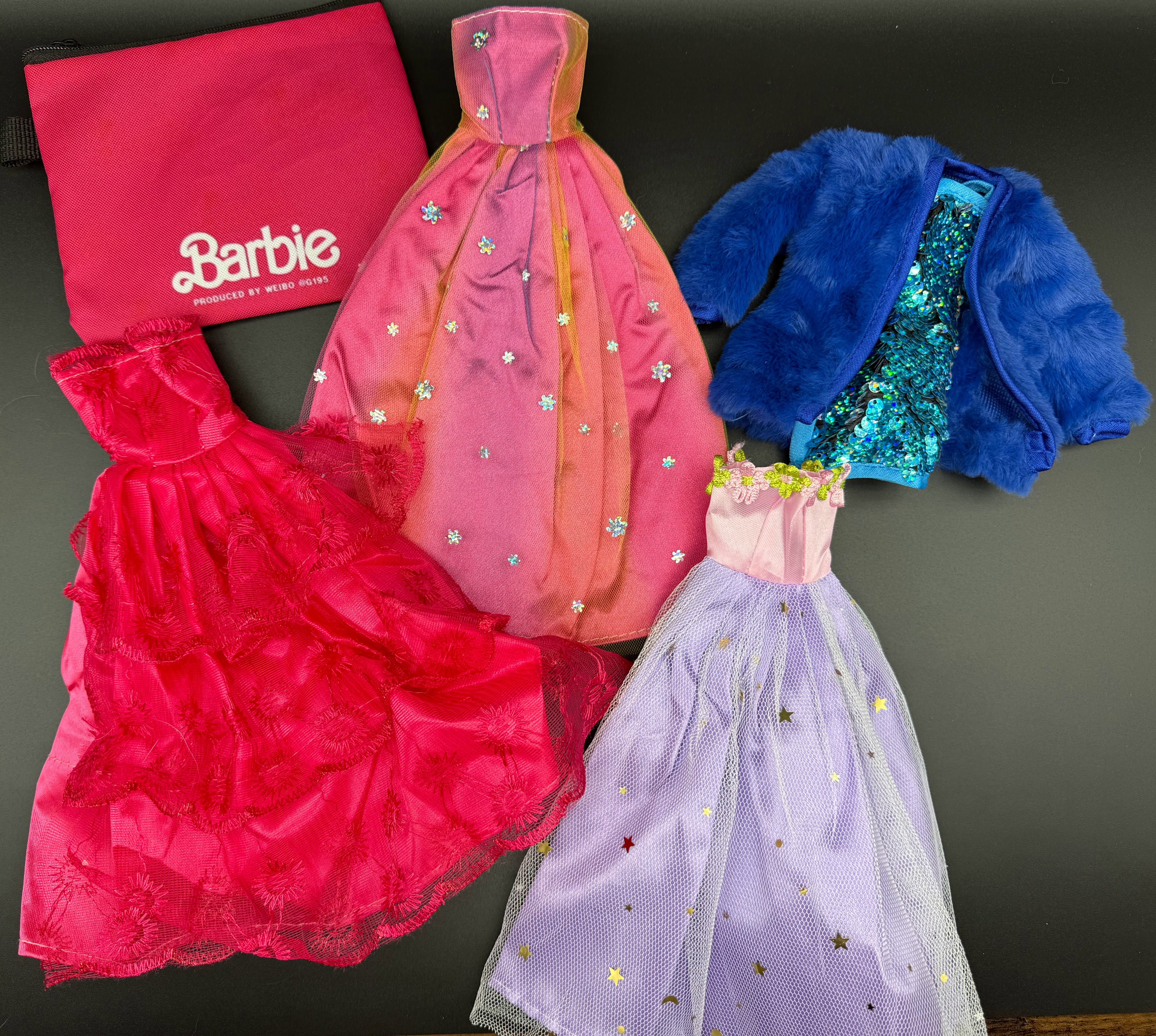 Barbie (or any 12in doll) Clothing & Storage Bag Set - The Diva Collection