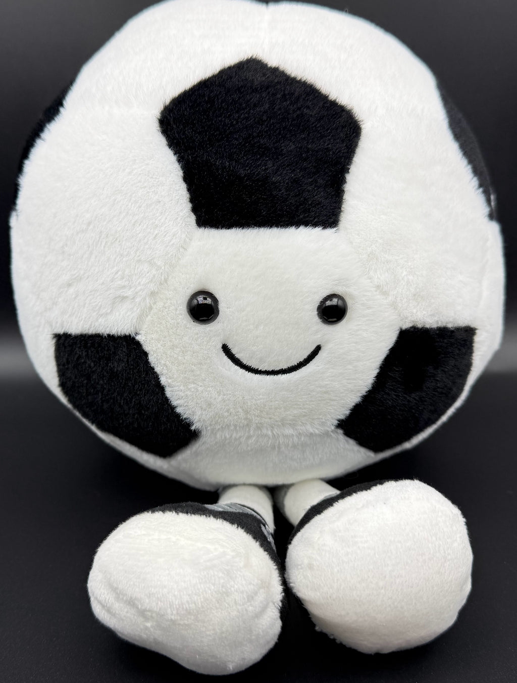 Happy Soccer Ball Plush - 10.5 in (27cm)