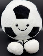 Happy Soccer Ball Plush - 10.5 in (27cm)