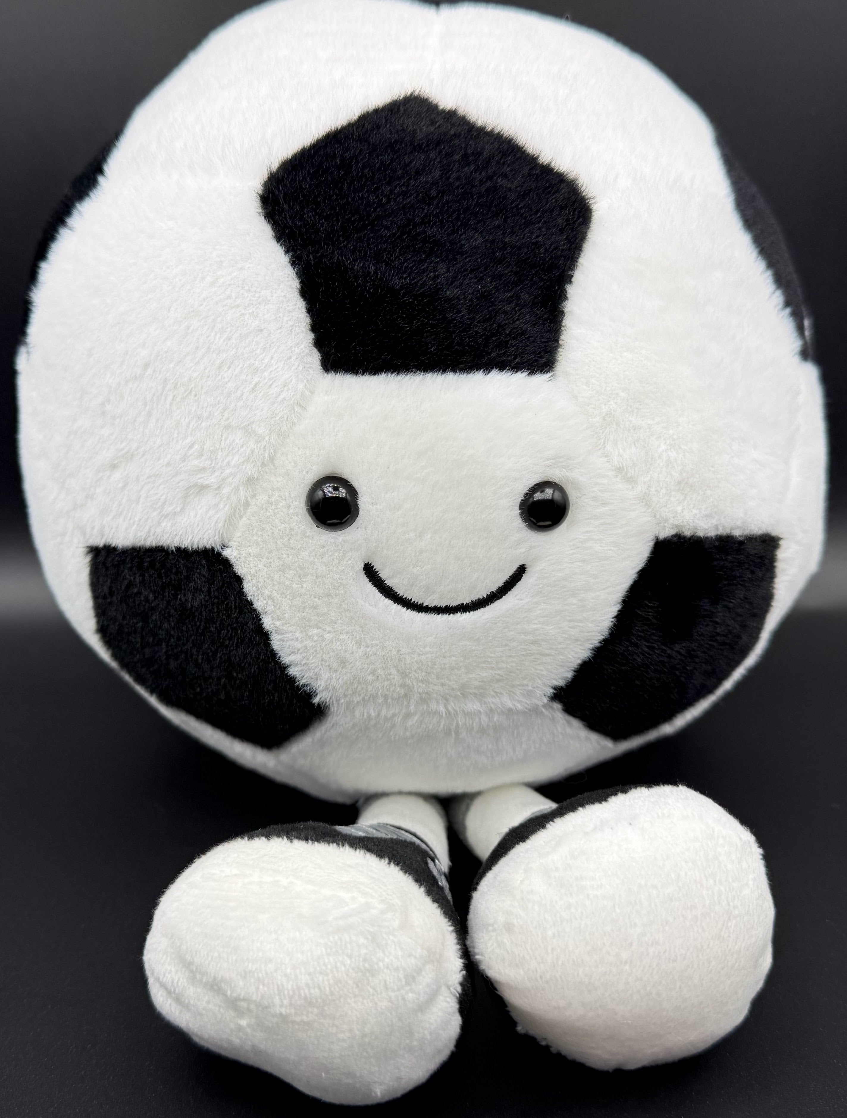 Happy Soccer Ball Plush - 10.5 in (27cm)