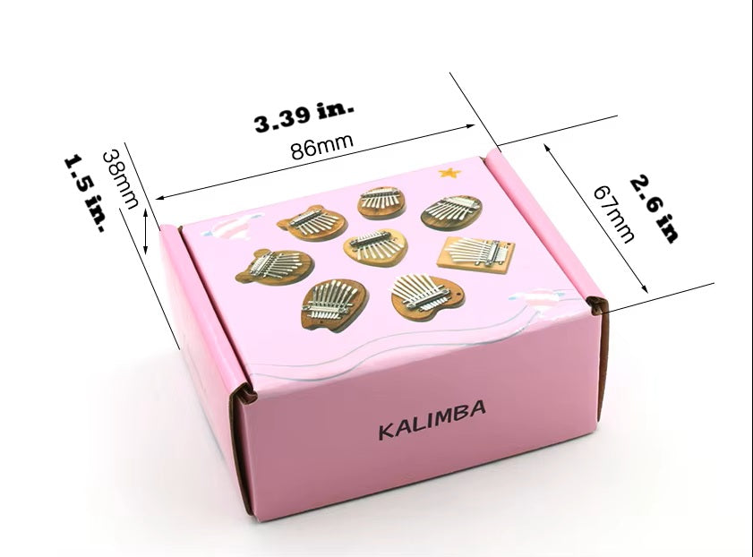 Heart-Shaped Kalimba Hand Piano Instrument