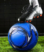 Premium Size 5 Soccer Balls (Vibrant Red or Brilliant Blue)