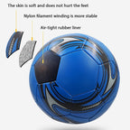 Premium Size 5 Soccer Balls (Vibrant Red or Brilliant Blue)