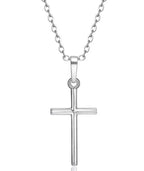Simple Style Alloy Cross Pendant Necklace
