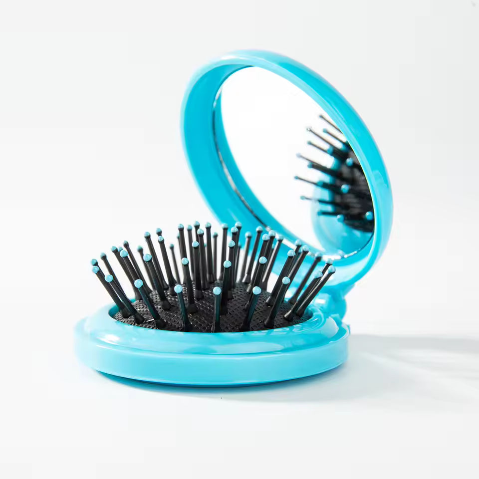 Operation Christmas Child Folding Mirror Brush Compact