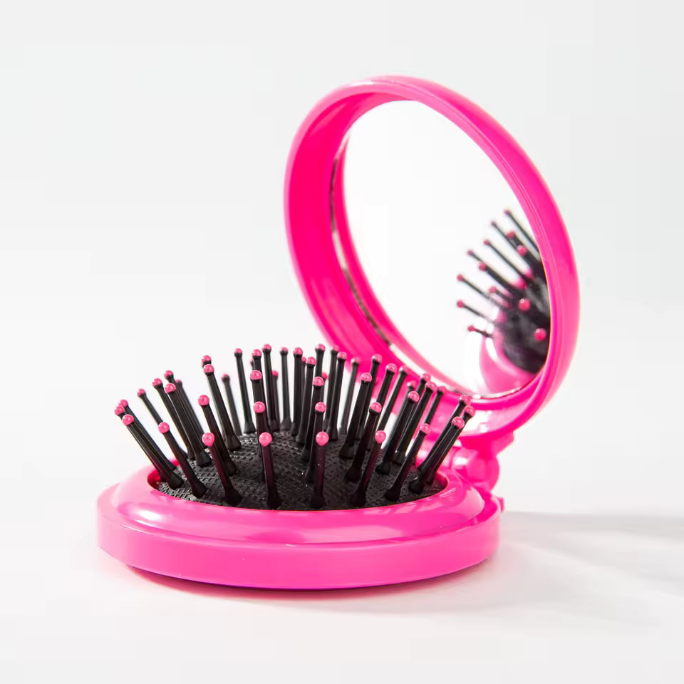 Operation Christmas Child Folding Mirror Brush Compact