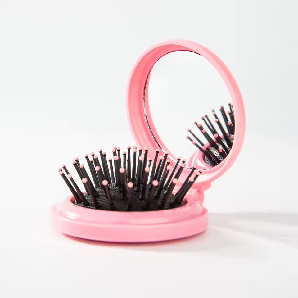 Operation Christmas Child Folding Mirror Brush Compact
