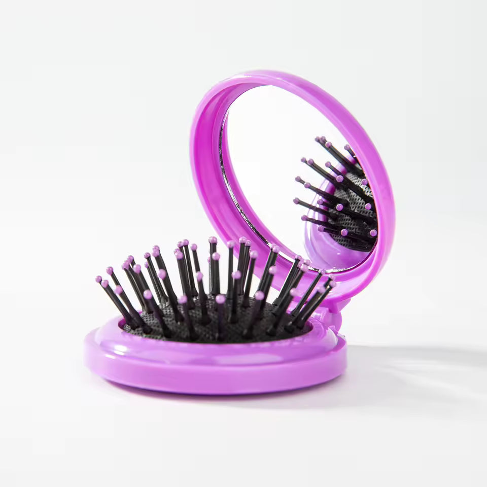 Operation Christmas Child Folding Mirror Brush Compact