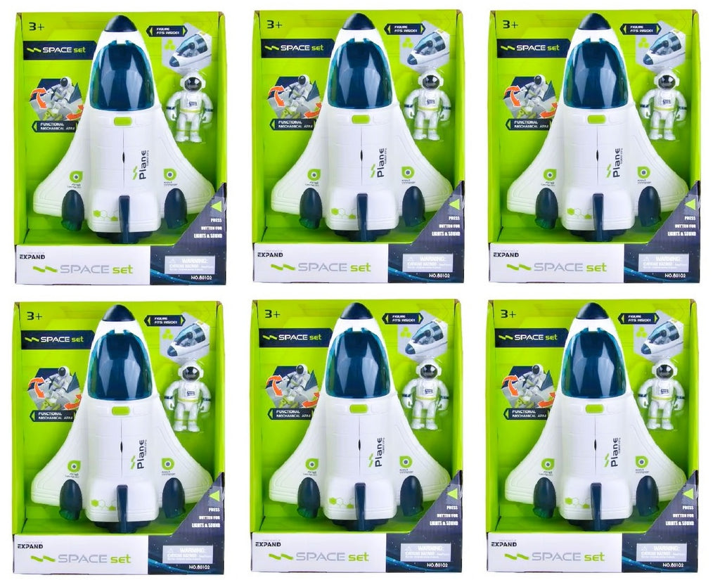 Interstellar Expand Space Shuttle Toy Set ~ Set of 6