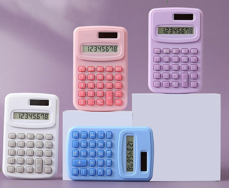 Simple Solar Powered Student Calculator