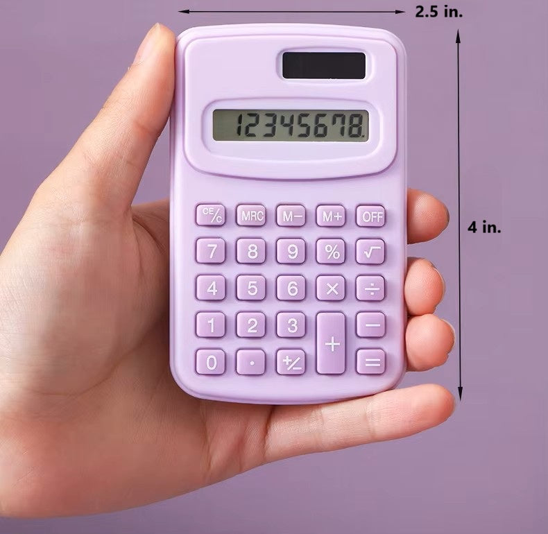Simple Solar Powered Student Calculator