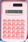 Simple Solar Powered Student Calculator