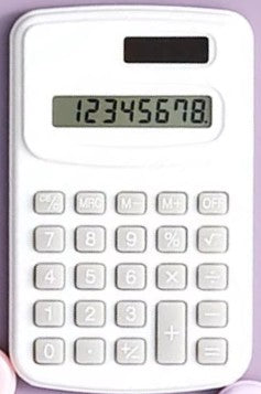 Simple Solar Powered Student Calculator