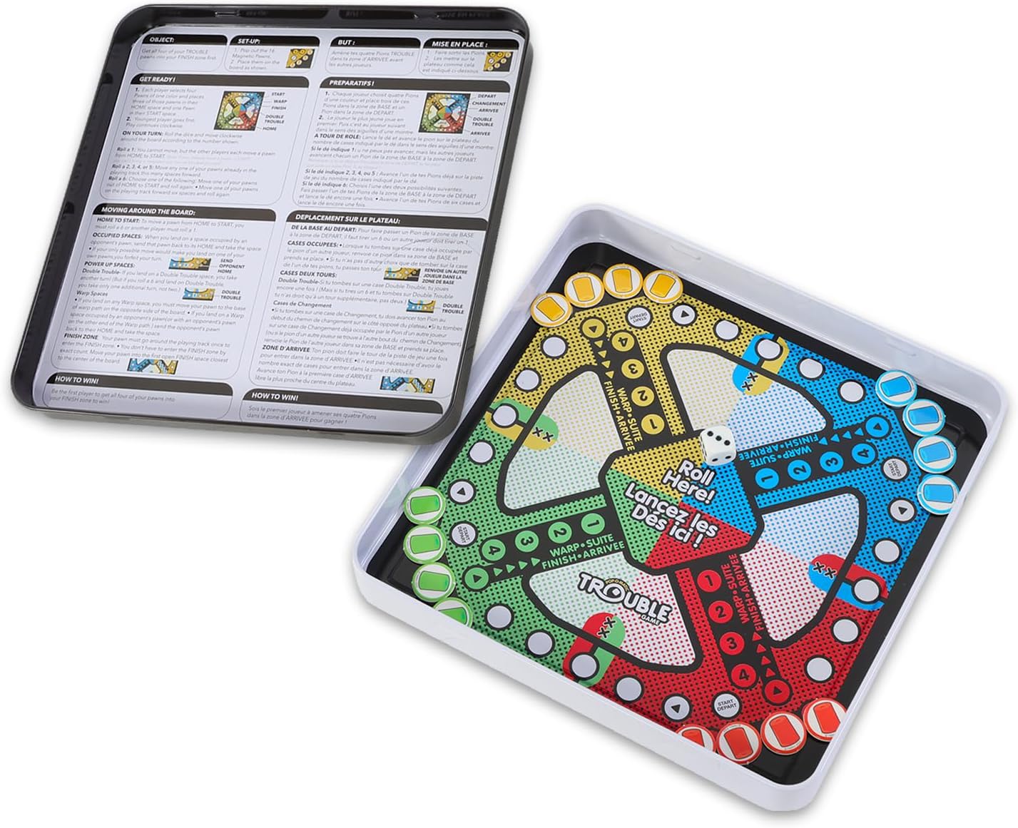 Trouble Magnetic Game Tin